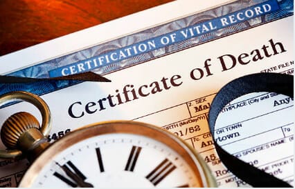 ترجمة شهادة وفاة