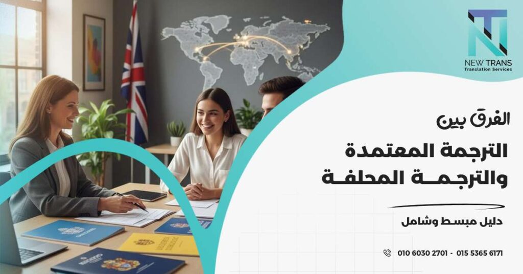 الفرق بين الترجمة المعتمدة والترجمة المحلفة