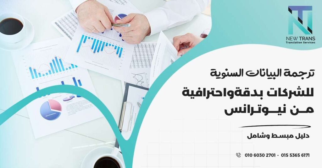 ترجمة البيانات السنوية للشركات